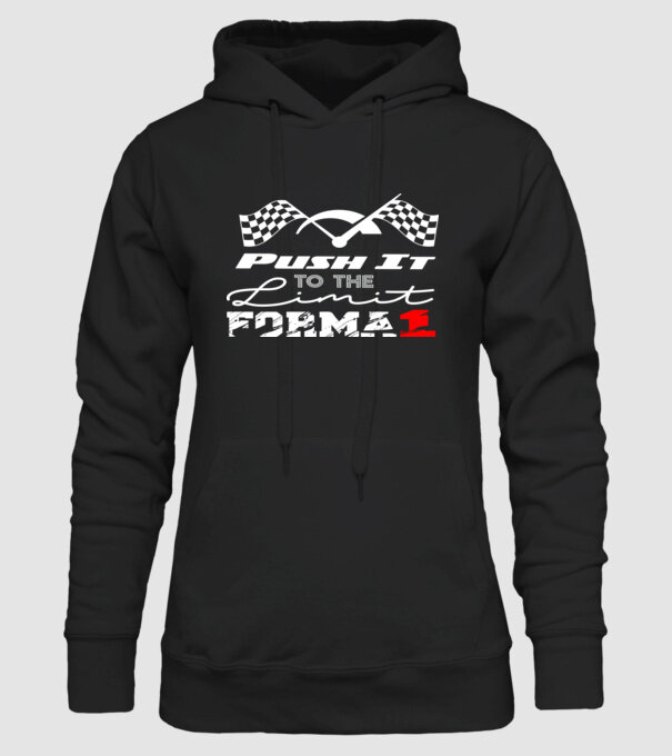Forma fehér minta fekete pólón