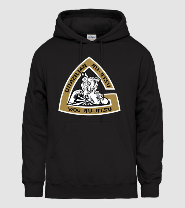 Jiu Jitsu minta fekete pólón