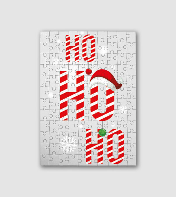 Ho ho ho minta fehér pólón