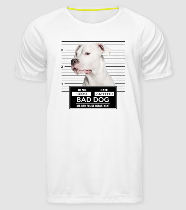 Argentin Dog - Bad Dog minta fehér pólón