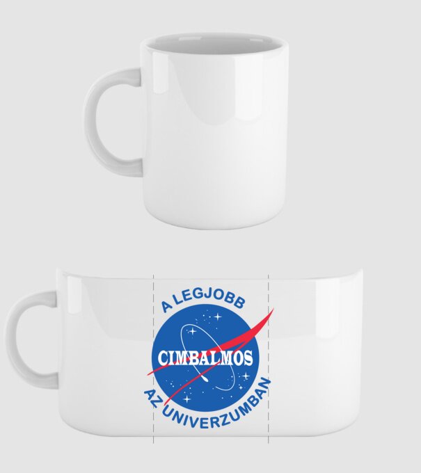 Legjobb cimbalmos az univerzumban minta fehér pólón