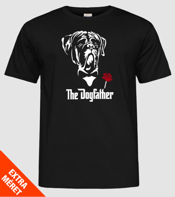 Cane Corso - The Dogfather minta fekete pólón