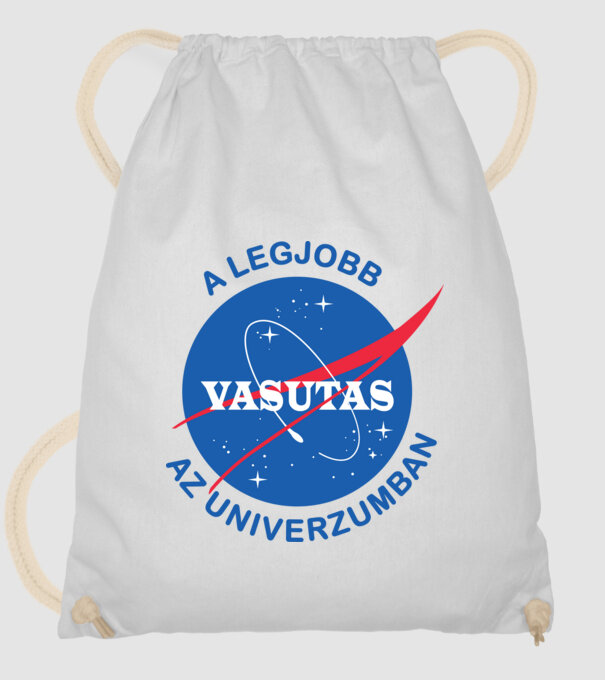 A legjobb vasutas az univerzumban minta fehér pólón