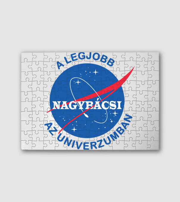 A legjobb nagybácsi az univerzumban minta fehér pólón