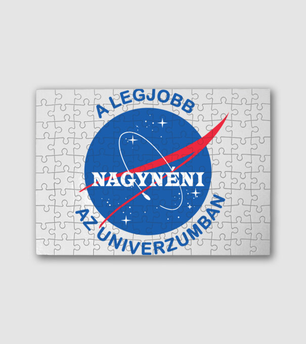 A legjobb nagynéni az univerzumban minta fehér pólón