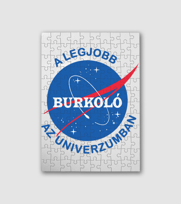 A legjobb burkoló az univerzumban minta fehér pólón
