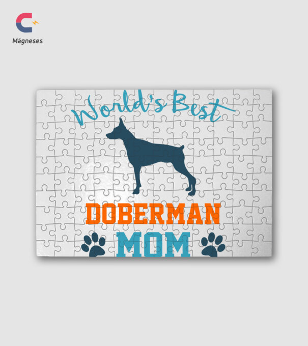 World's Best Doberman Mom minta fehér pólón