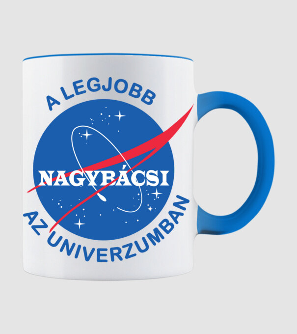 A legjobb nagybácsi az univerzumban minta világoskék pólón