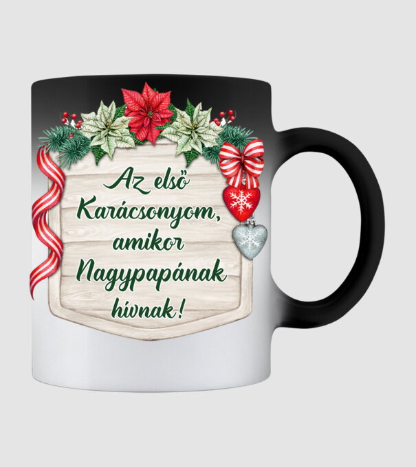 Nagypapának hívnak minta fekete pólón