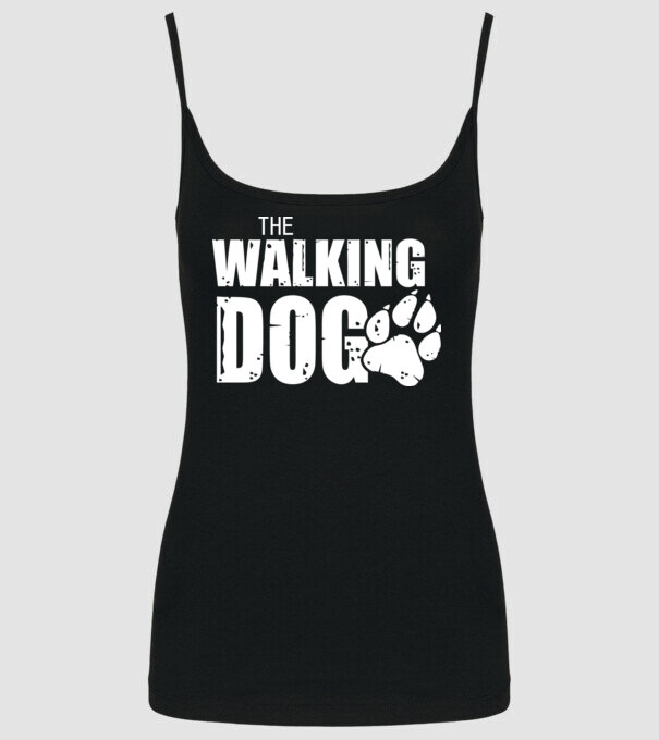 The walking dog minta fekete pólón