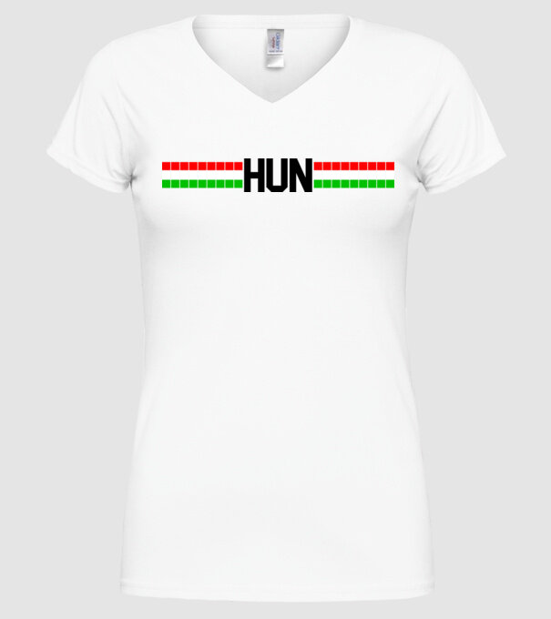 hun stripe minta fehér pólón