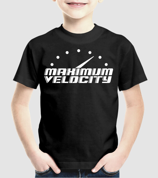 max velocity white minta fekete pólón