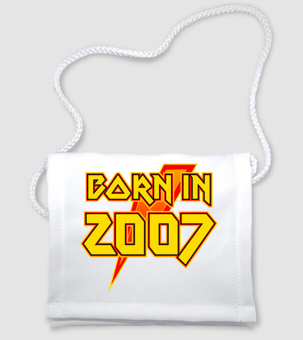 heavy metal born in 2007 minta fehér pólón