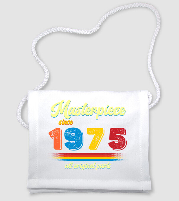 masterpiece all original parts since 1975, mesterdarab, etalon minta fehér pólón