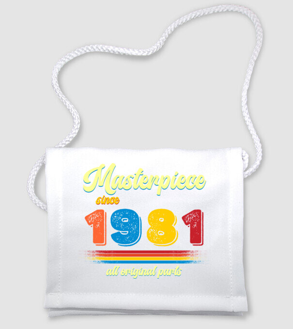 masterpiece all original parts since 1981, mesterdarab, etalon minta fehér pólón