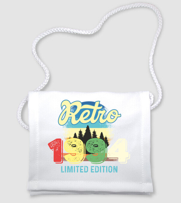 retro évszám, limited edition, 1994-ben születetteknek minta fehér pólón