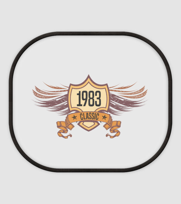 classic szülinapi embléma 1983 minta fehér pólón