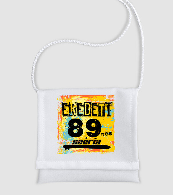 eredeti széria grunge graffiti 89-es, 1989 minta fehér pólón