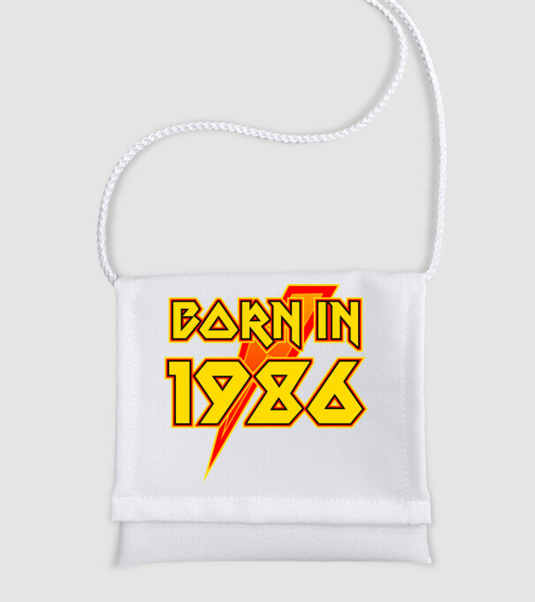 heavy metal born in 1986 minta fehér pólón