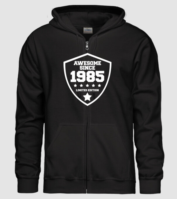 AWESOME1985 minta fekete pólón