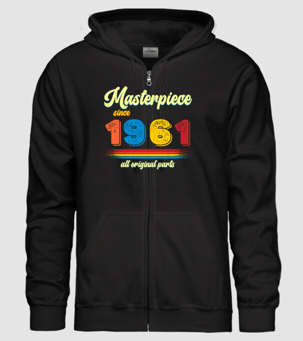 masterpiece all original parts since 1961, mesterdarab, etalon minta fekete pólón