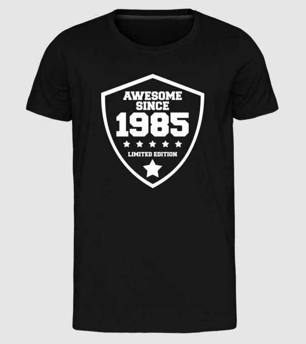 AWESOME1985 minta fekete pólón