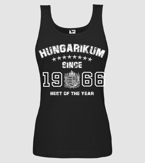 hungarikum since 1966 best of the year, magyar címer minta fekete pólón