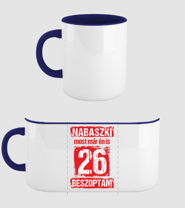 NABASZKAI MOST MÁR ÉN IS BESZOPTAM 26 ÉVES VAGYOK minta sötétkék pólón