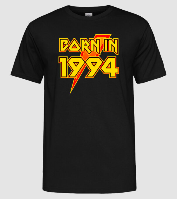 heavy metal born in 1994 minta fekete pólón