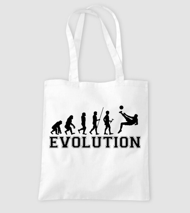 evolution foci, törzsfejlődés minta fehér pólón