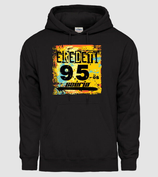 eredeti széria grunge graffiti 95-es, 1995 minta fekete pólón