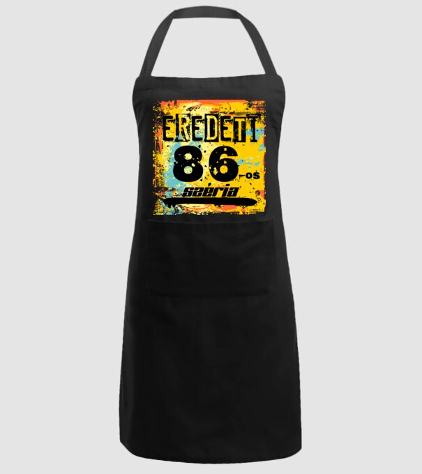 eredeti 86-os széria, grunge graffiti, 1986, születésnapi minta, dátum, évszám minta fekete pólón