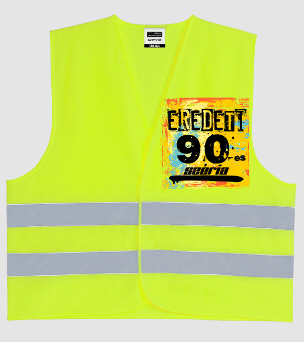 eredeti széria grunge graffiti 90-es, 19920 minta neonsárga pólón
