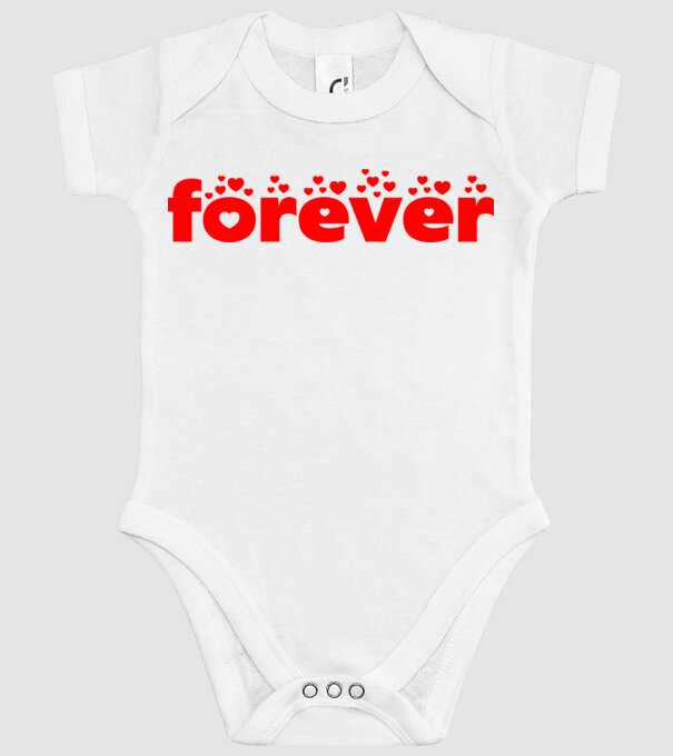 forever minta fehér pólón