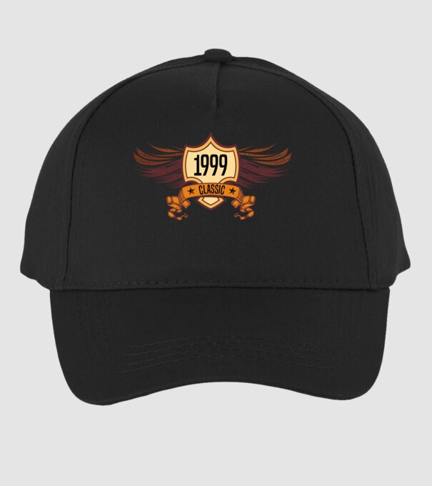 classic szülinapi embléma 1999 minta fekete pólón