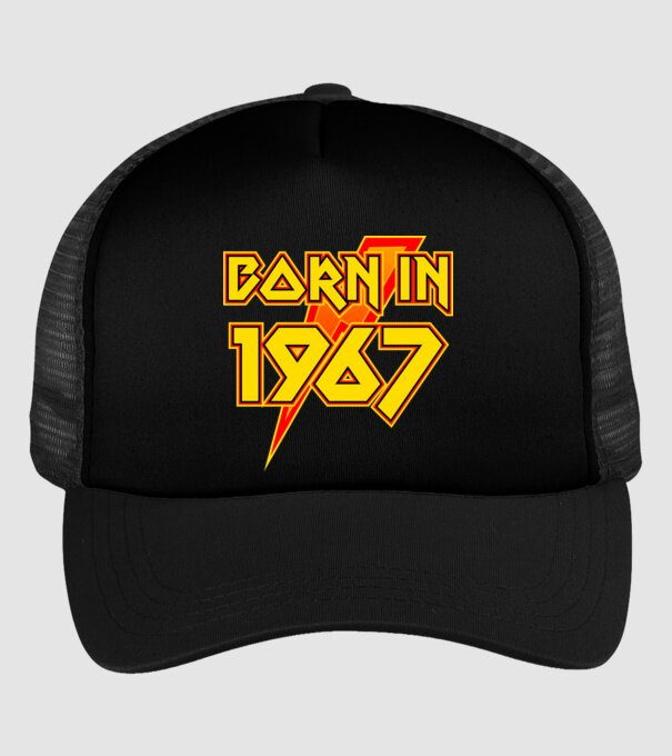 heavy metal born in 1967 minta fekete pólón