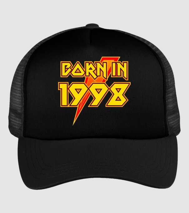 heavy metal born in 1998 minta fekete pólón