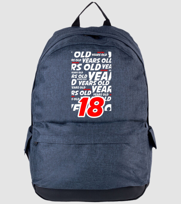 plakát original 18 years old minta farmerkék pólón