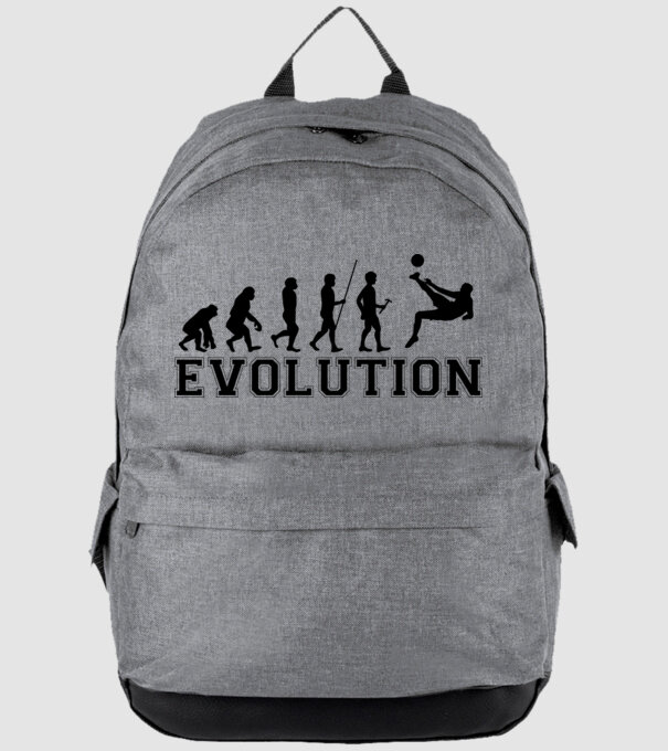 evolution foci, törzsfejlődés minta szürke pólón