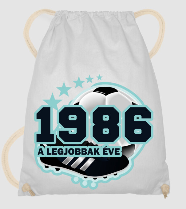 FOCISTÁS SZÜLINAP A LEGJOBBAK ÉVE 1986 minta fehér pólón