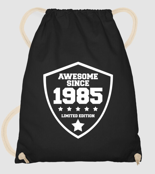 AWESOME1985 minta fekete pólón