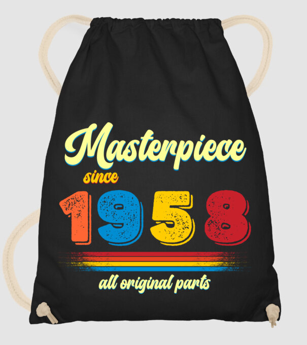 masterpiece all original parts since 1958, mesterdarab, etalon minta fekete pólón