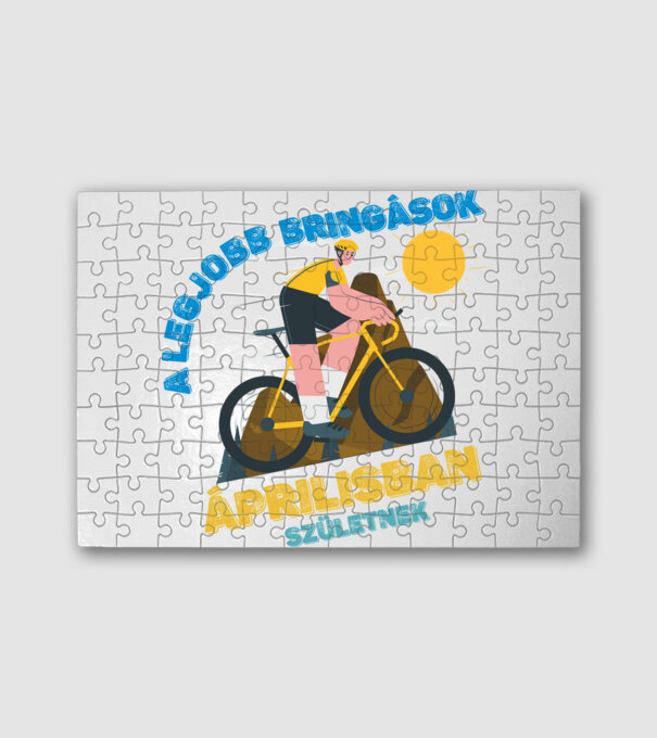 a legjobb bringások áprilisban születnek minta fehér pólón
