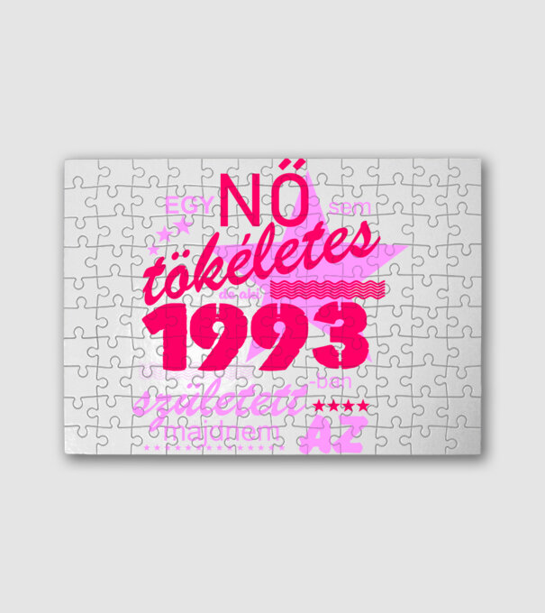 egy nő sem tökéletes 1993 minta fehér pólón