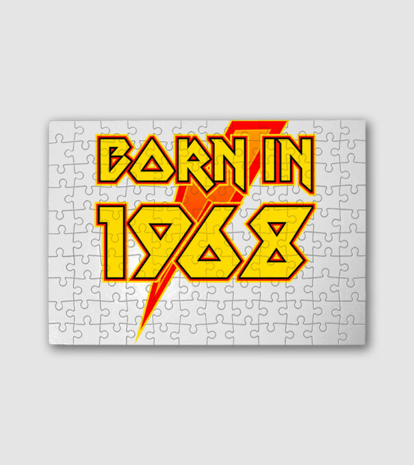 heavy metal born in 1968 minta fehér pólón