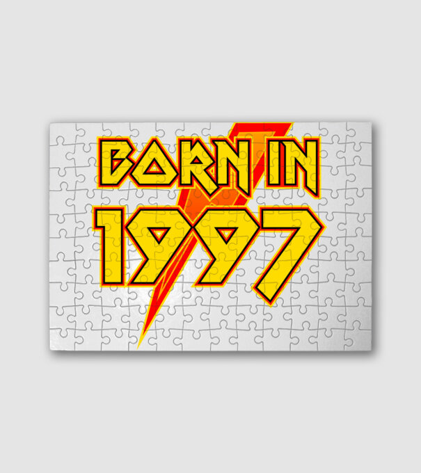 heavy metal born in 1997 minta fehér pólón