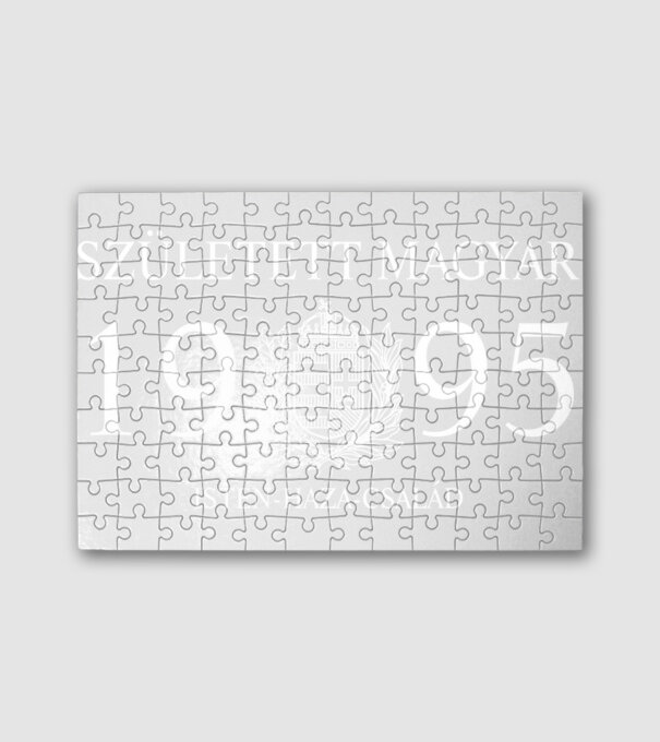 SZÜLETETT MAGYAR, ISTEN HAZA CSALÁD, SZÜLETETT 1995-BEN, MAGYAR CÍMER minta fehér pólón