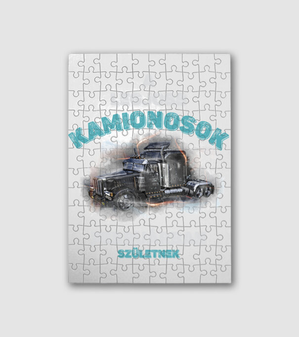 A LEGJOBB KAMIONOSOK FEBRUÁRBAN SZÜLETNEK minta fehér pólón