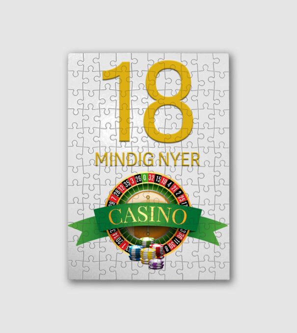 CASINO 18 MINDIG NYER minta fehér pólón