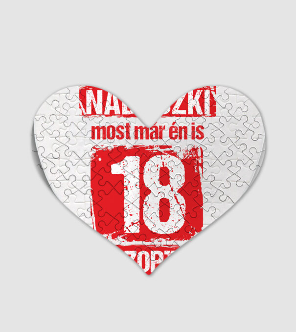 NABASZKI MOST MÁR ÉN IS BESZOPTAM 18 ÉVES VAGYOK minta fehér pólón